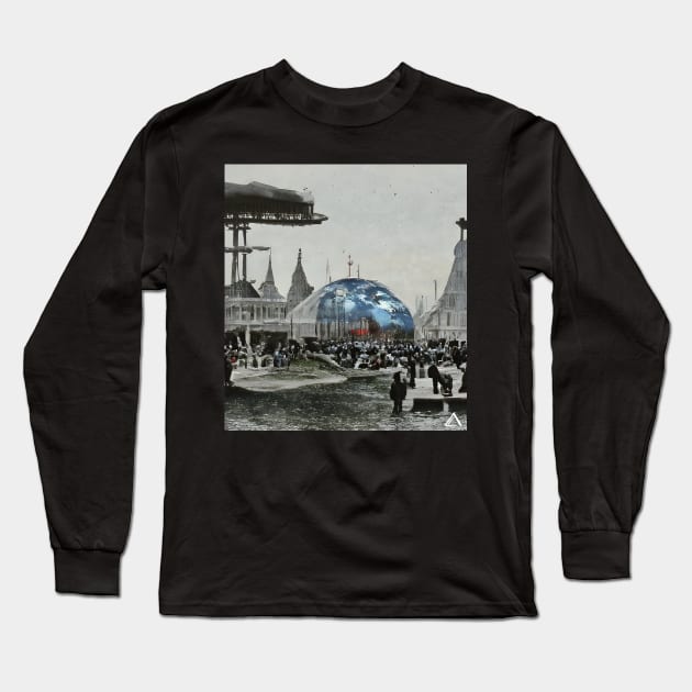 The 1893 World Fair of the Future Long Sleeve T-Shirt by Avedaz